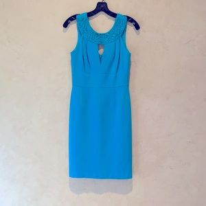 Trina Turk Turquoise Embellished Dress